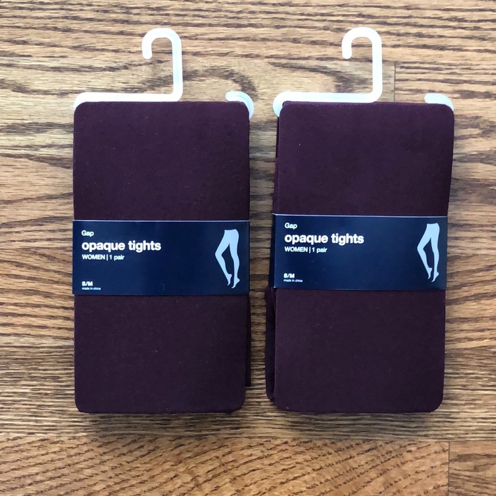2 pairs of Gap tights